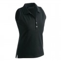 Polo Shirt - Elastic Polo Sleeveless/Woman