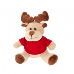 Reindeer with Red Shirt - Keyring