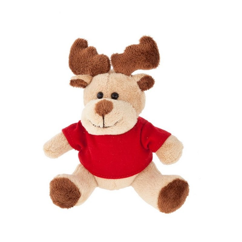 Reindeer with Red Shirt - Keyring