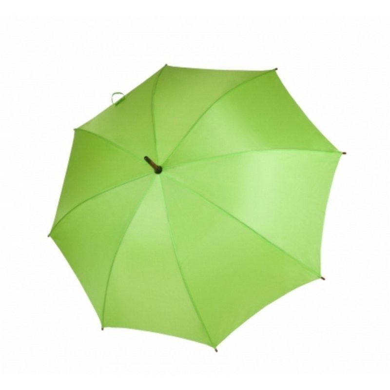 Umbrella - OXFORD - With Wooden Handle LIME